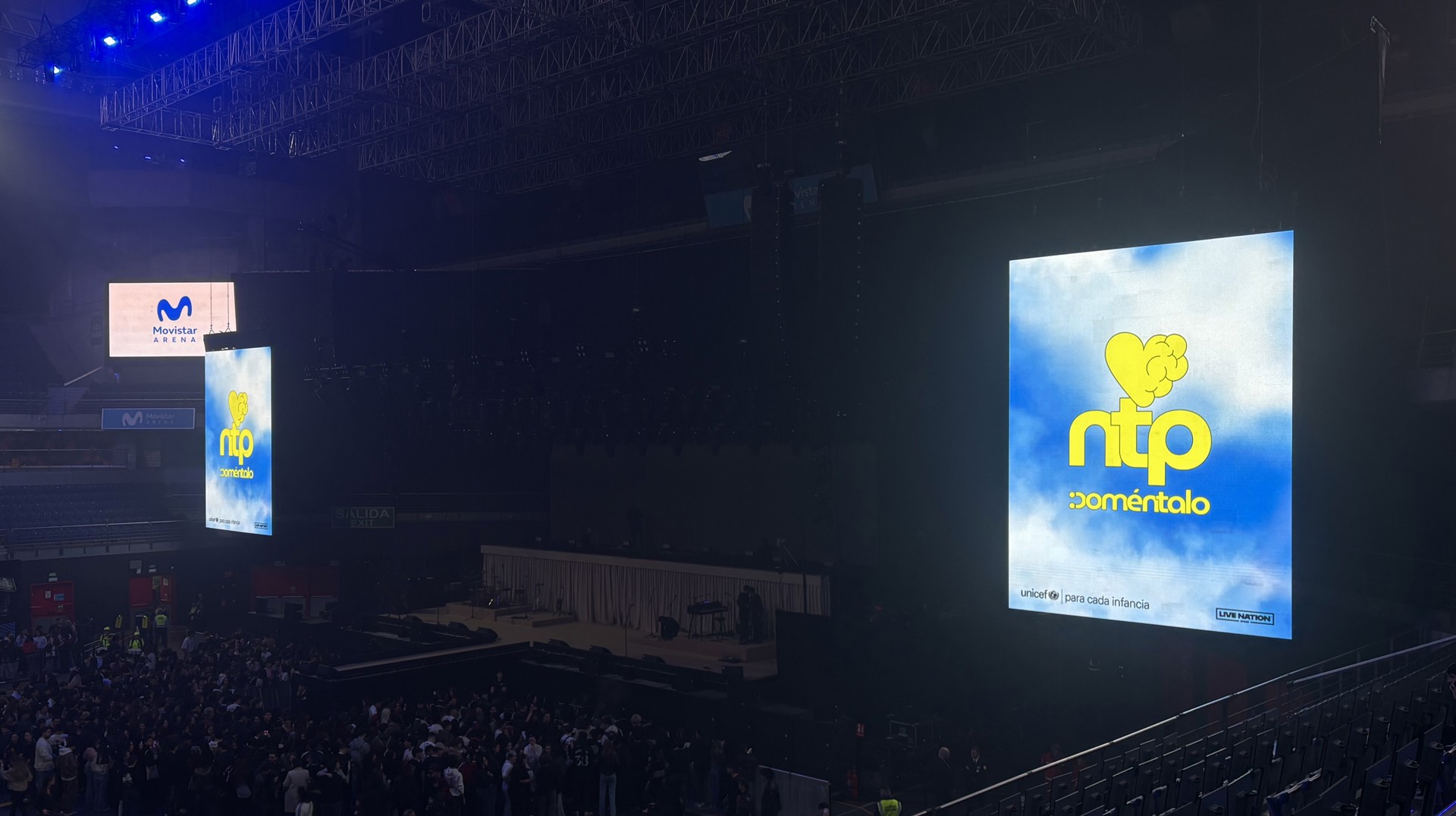 Walls concierto en el Movistar Arena de Madrid en 2026 colaboración con Unicef en NTP: Coméntalo